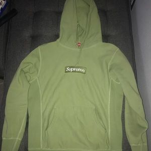 Sage Supreme Box Logo Hoodie